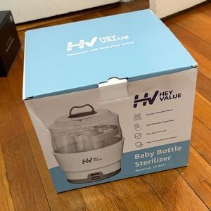 White brand new baby 3in1 sterilizer